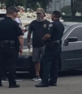 Retired Police officers caught performing surveillance