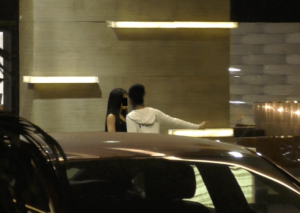 cheating girlfriends outside of hotel