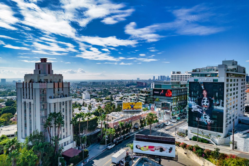 Hollywood Hills Sunset Blvd