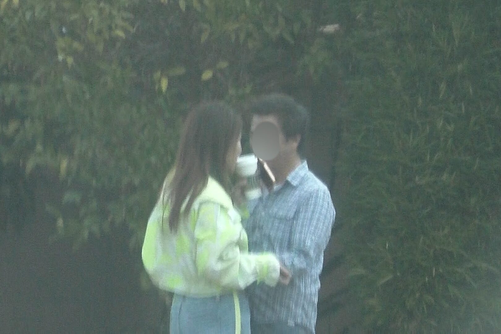 Cheating husband caught with his paramour having a mid morning get together.