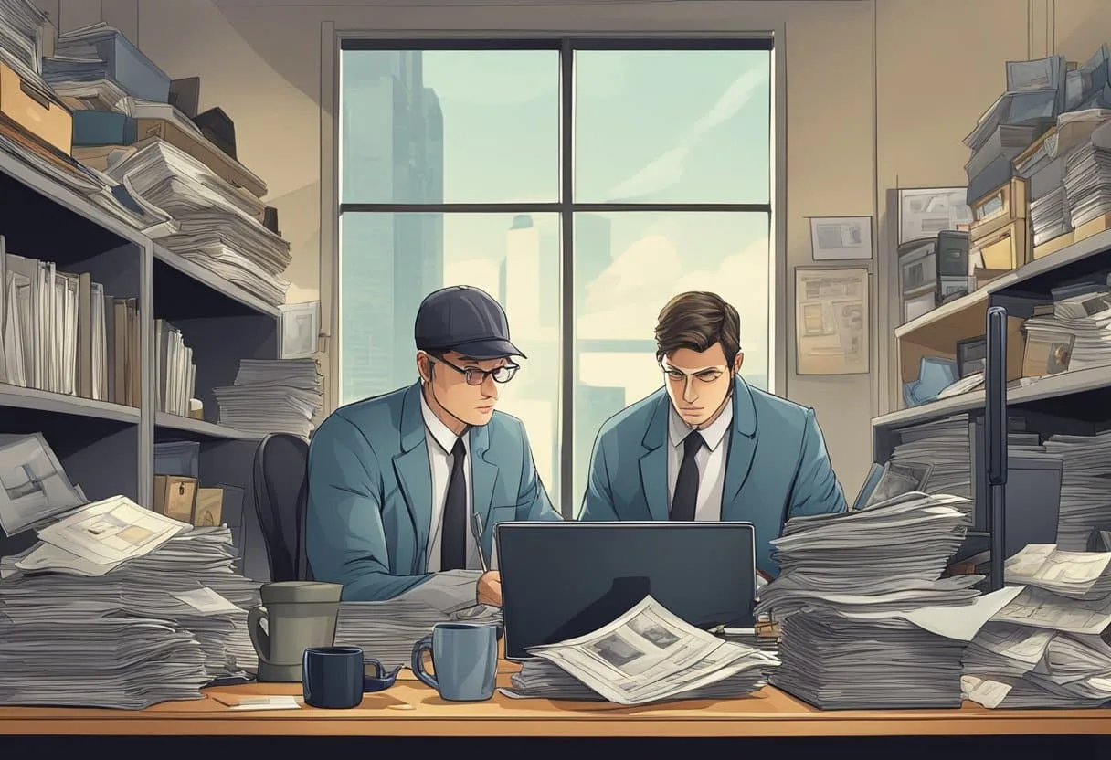 Two private investigators working together